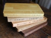 chopping boards