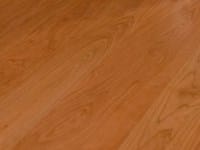 Close-up of smooth reddish cherry worktop grain