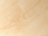 Close-up of light creamy maple worktop grain