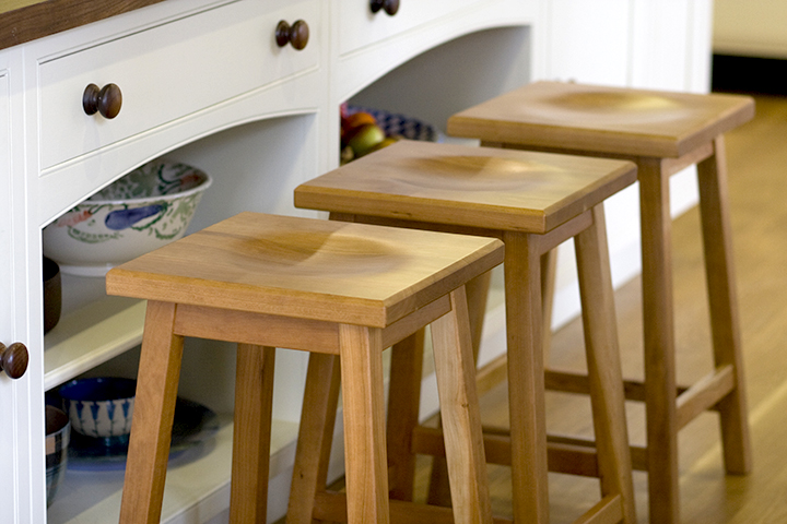 oak kitchen stools