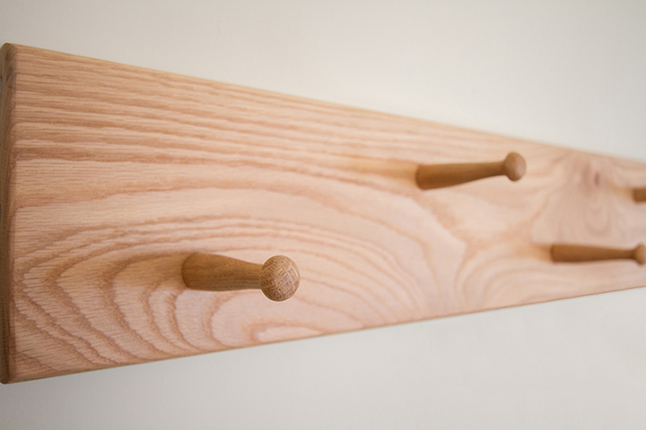 staggered peg rail