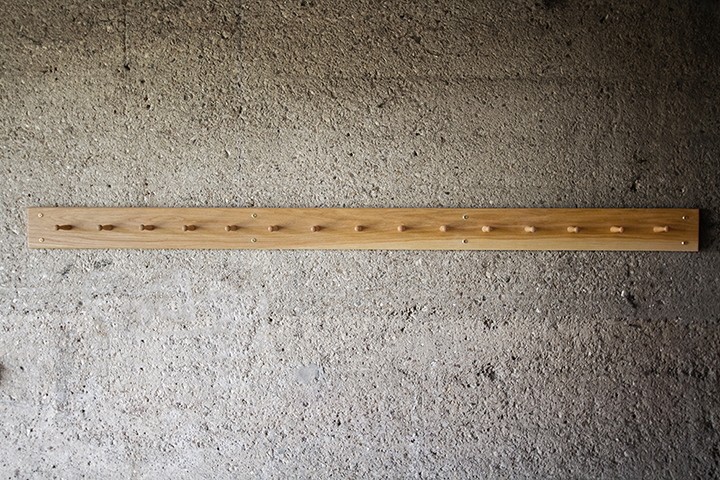 long oak shaker peg rail