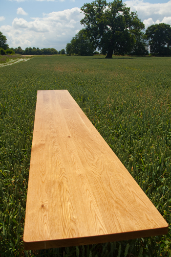 single stave oak worktop