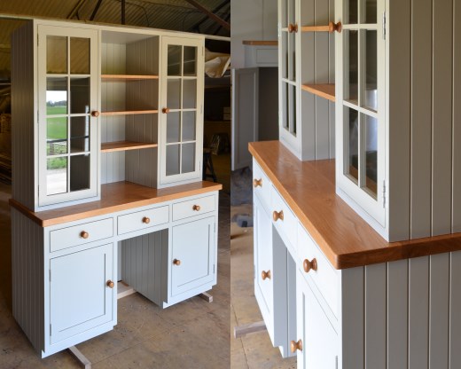 Painted Dresser With Oak Top In Production