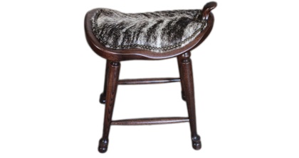 western saddle stool