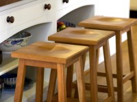 wooden stools