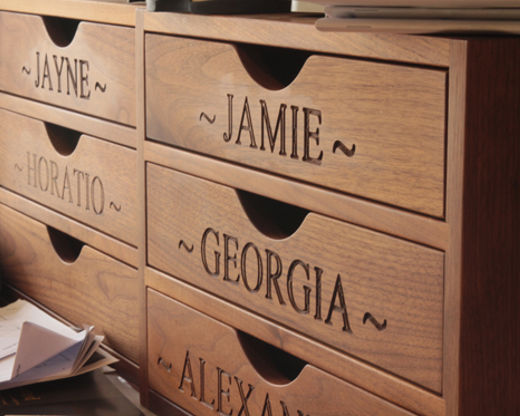 Walnut Drawers