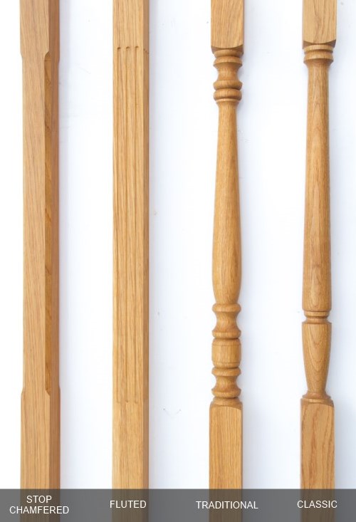 oak spindles